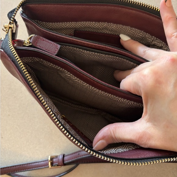 Joanel The Brand Black Red And Burgundy Multi Pouch Crossbody - Picture 9 of 9